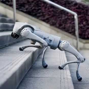 WiFi Intelligent Large Model Metal Bionic Dog